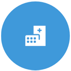 Diagnosis care icon