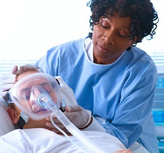 Doctor using a V60