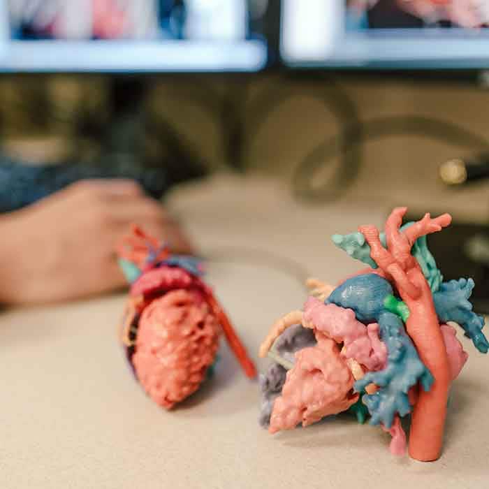 مختبر الطباعة الثلاثية الأبعاد Cardiac 3D Print Lab