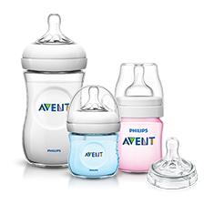 Range of Philips Avent Bottle Natural with Nipples