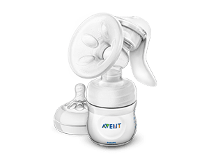 Manual breast pump and nipples Philips Avent