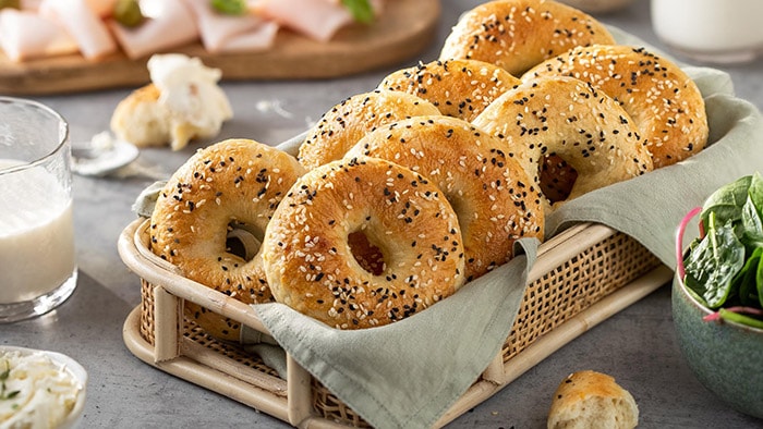 Sesame bagels