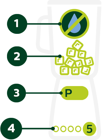 Ice crushing infographics